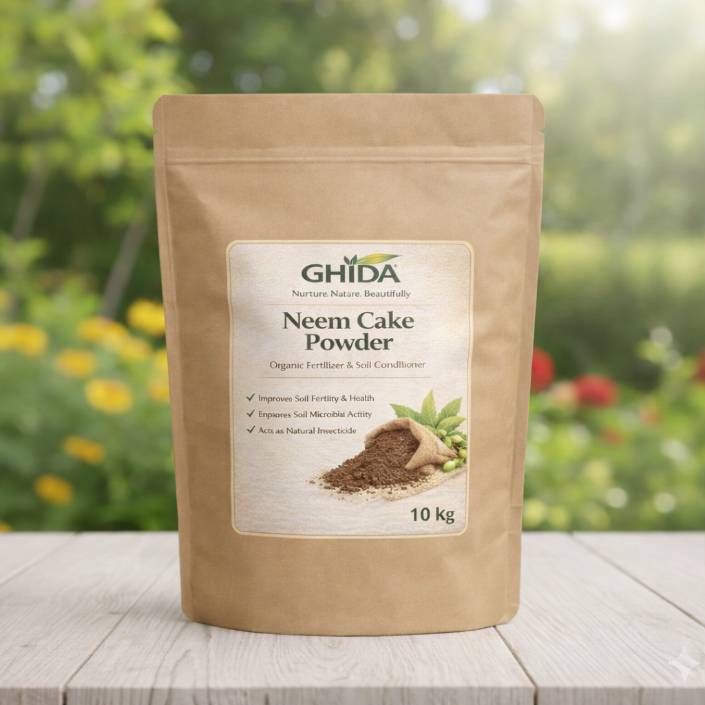 Neem Cake Powder for Plants - Organic Fertilizer & Pest Repellent