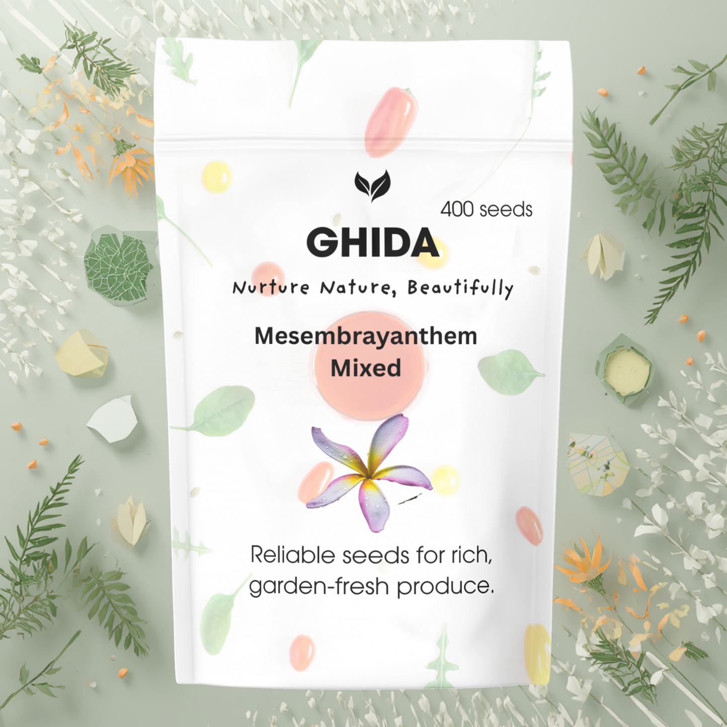Ghida Mesembrayanthem Mixed (400 seeds) For Home Gardening