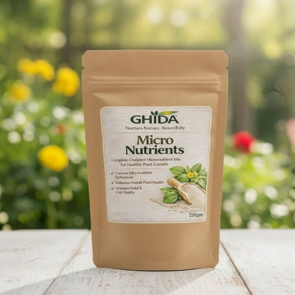 Micronutrient Mix for Plants & Home Garden - EDTA Chelated Formula - Suitable for All Indoor & Outdoor Plants - 100% Water Soluble