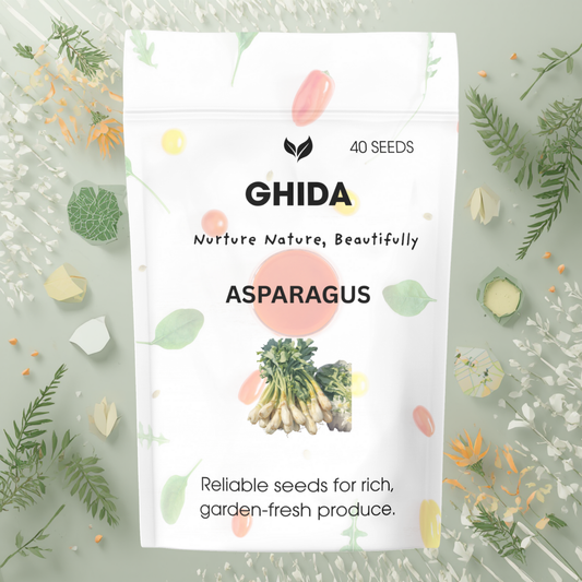 GHIDA ASPARAGUS Seeds (40 Seeds) – for Home Gardening