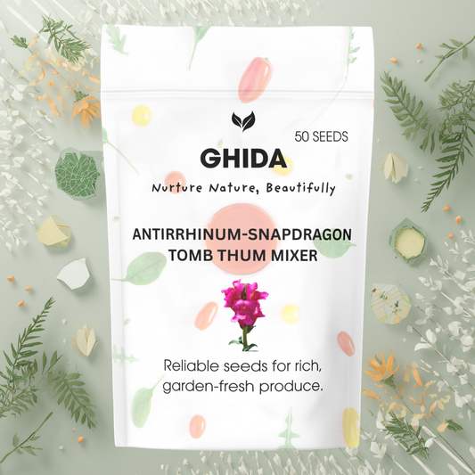 GHIDA ANTIRRHINUM-SNAPDRAGON TOMB THUM MIXER(50 SEEDS) FOR HOME GARDENING