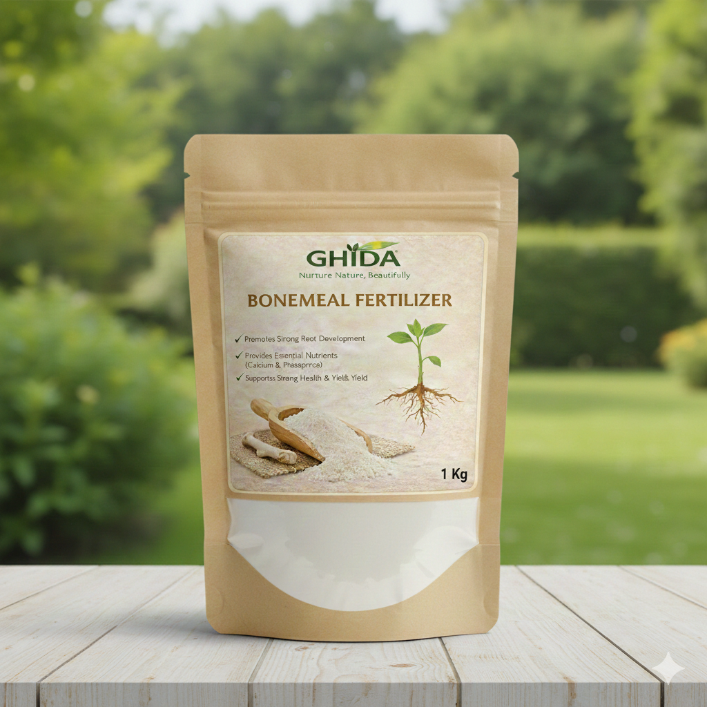 Bone Meal for Plants Home Gardening | Steamed Bone Meal | Rich in Phosphorus and Calcium | Natural Plant Fertilizer