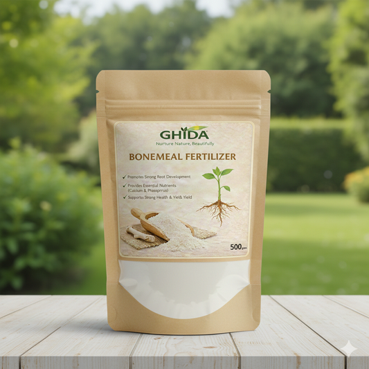 Bone Meal for Plants Home Gardening | Steamed Bone Meal | Rich in Phosphorus and Calcium | Natural Plant Fertilizer