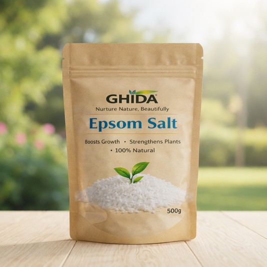 Epsom Salt Meal for Plants – 100% Pure Magnesium Sulfate | Boosts Growth, Greener Leaves & Higher Yields | Natural Fertilizer for Vegetables, Fruits, Flowers & Lawns