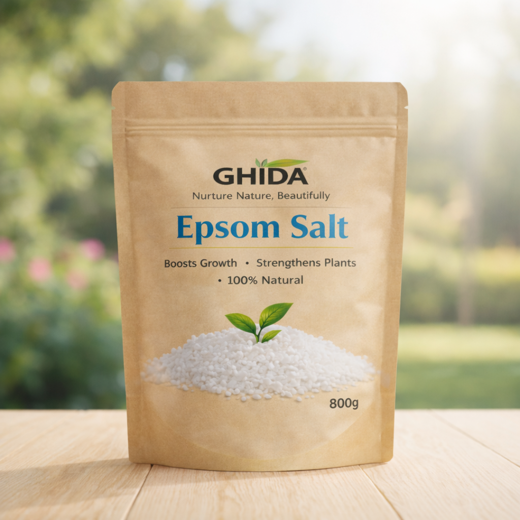 Epsom Salt Meal for Plants – 100% Pure Magnesium Sulfate | Boosts Growth, Greener Leaves & Higher Yields | Natural Fertilizer for Vegetables, Fruits, Flowers & Lawns