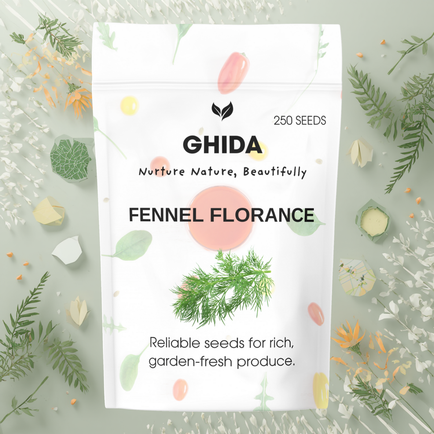 Ghida Fennel Florance (250 Seeds)- For Home Gardening.