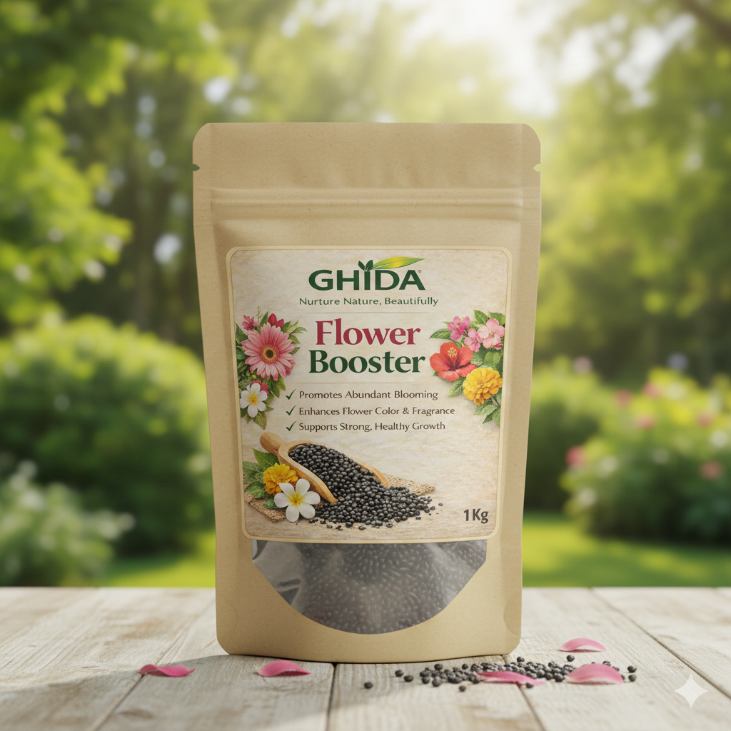 Flower Booster for Flowering Plants | Essential Organic Growth Fertiliser for All Flower Plants, Powder