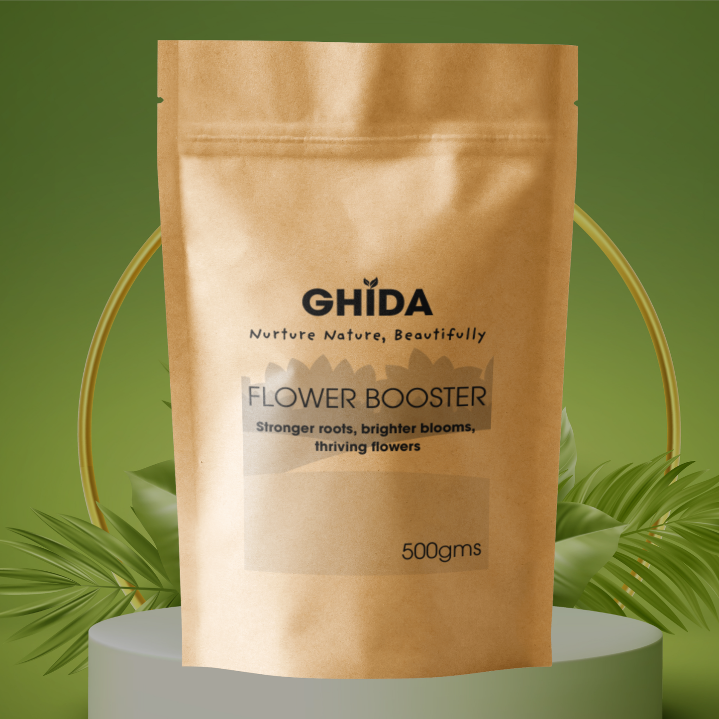 Flower Booster for Flowering Plants | Essential Organic Growth Fertiliser for All Flower Plants, Powder