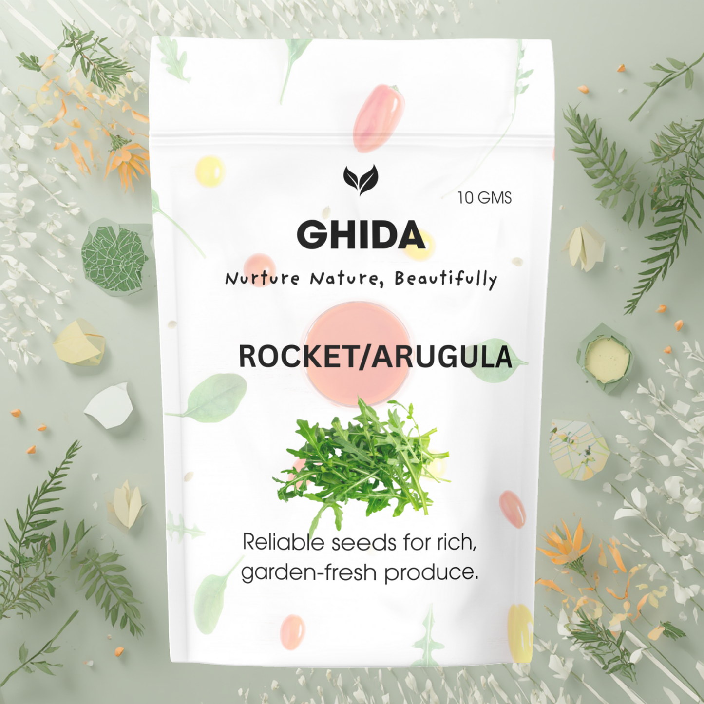 GHIDA ROCKET/ARUGULA(10GMS) - FOR HOME GARDENING