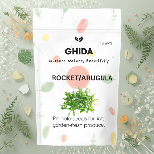 GHIDA ROCKET/ARUGULA(10GMS) - FOR HOME GARDENING
