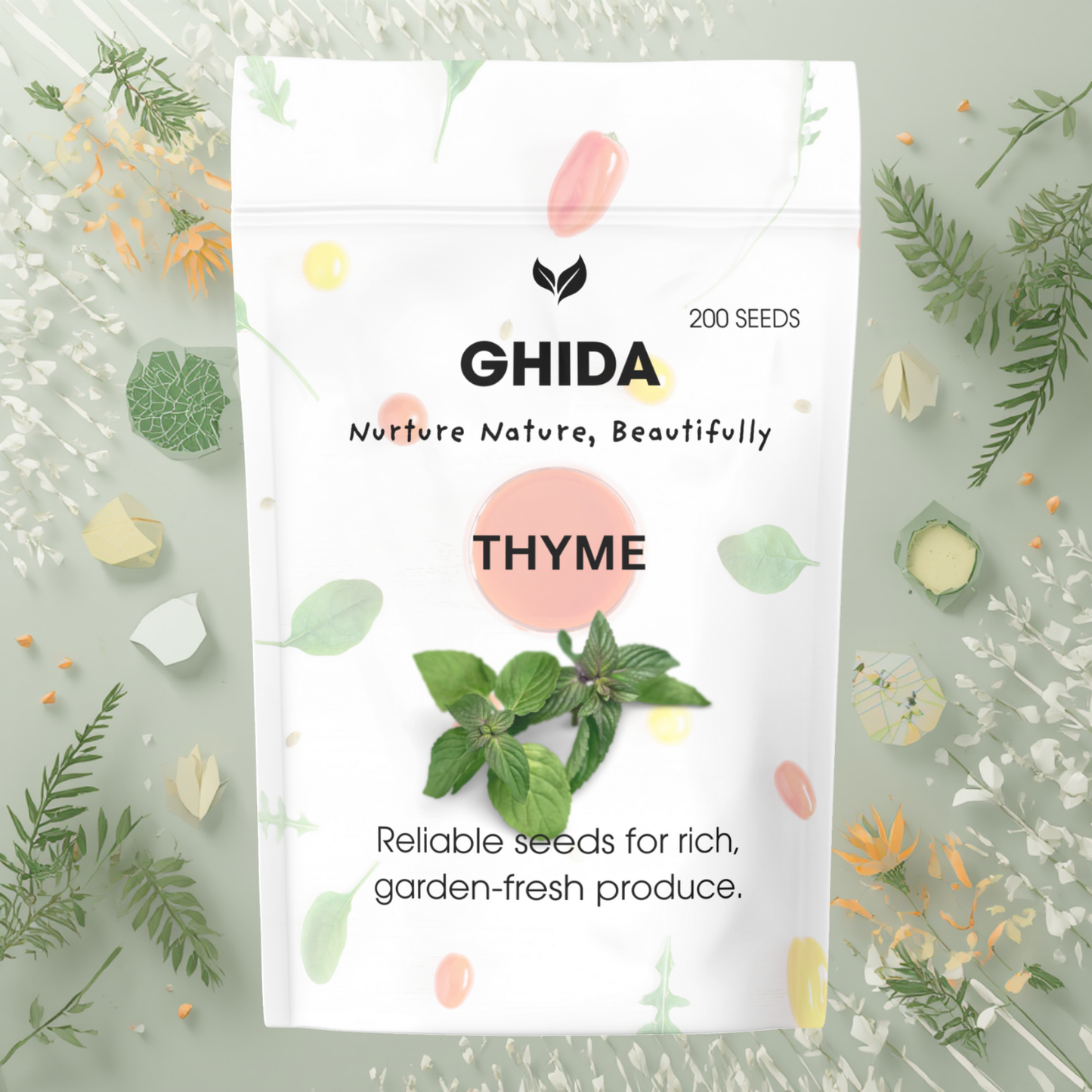Ghida Thyme (200 Seeds) For Home Gardening.