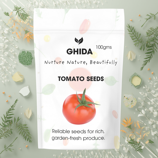Tomato Seeds | High Yield Vegetable Seeds for Home Garden & Farming – 100 g | GHIDA