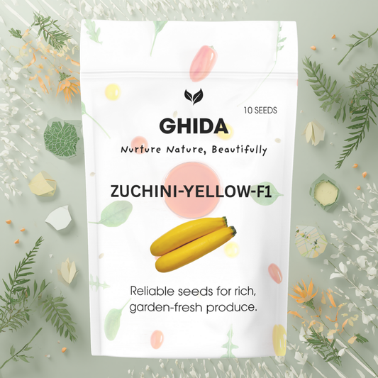 GHIDA ZUCHINI-YELLOW(10 SEEDS)-FOR HOME GARDENING
