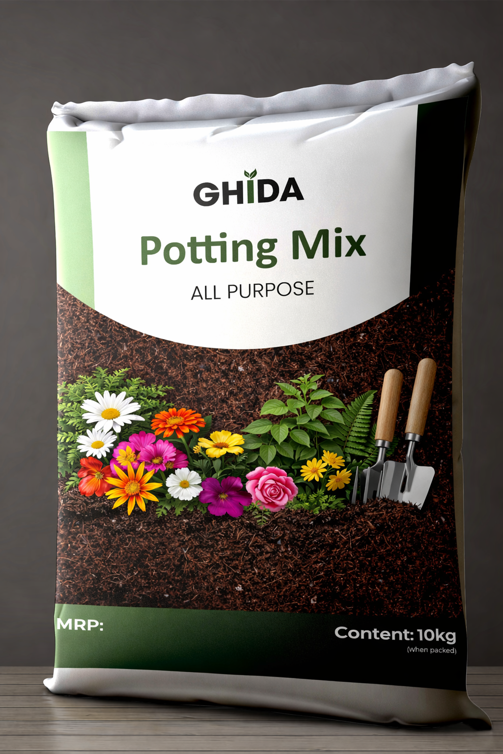 GHIDA ALL PURPOSE POTTING MIX FOR INDORE AND OUT DOOR GARDENING
