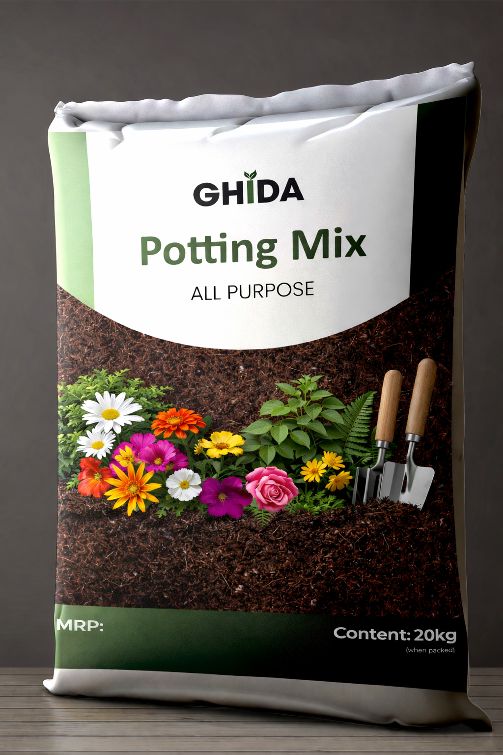 GHIDA ALL PURPOSE POTTING MIX FOR INDORE AND OUT DOOR GARDENING