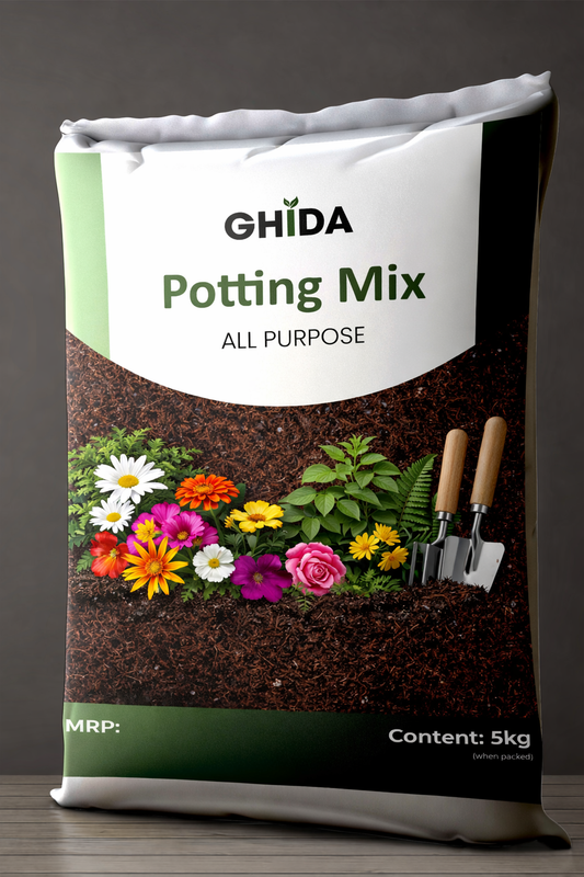 GHIDA ALL PURPOSE POTTING MIX FOR INDORE AND OUT DOOR GARDENING