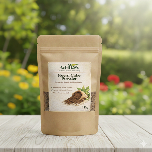 Neem Cake Powder for Plants - Organic Fertilizer & Pest Repellent