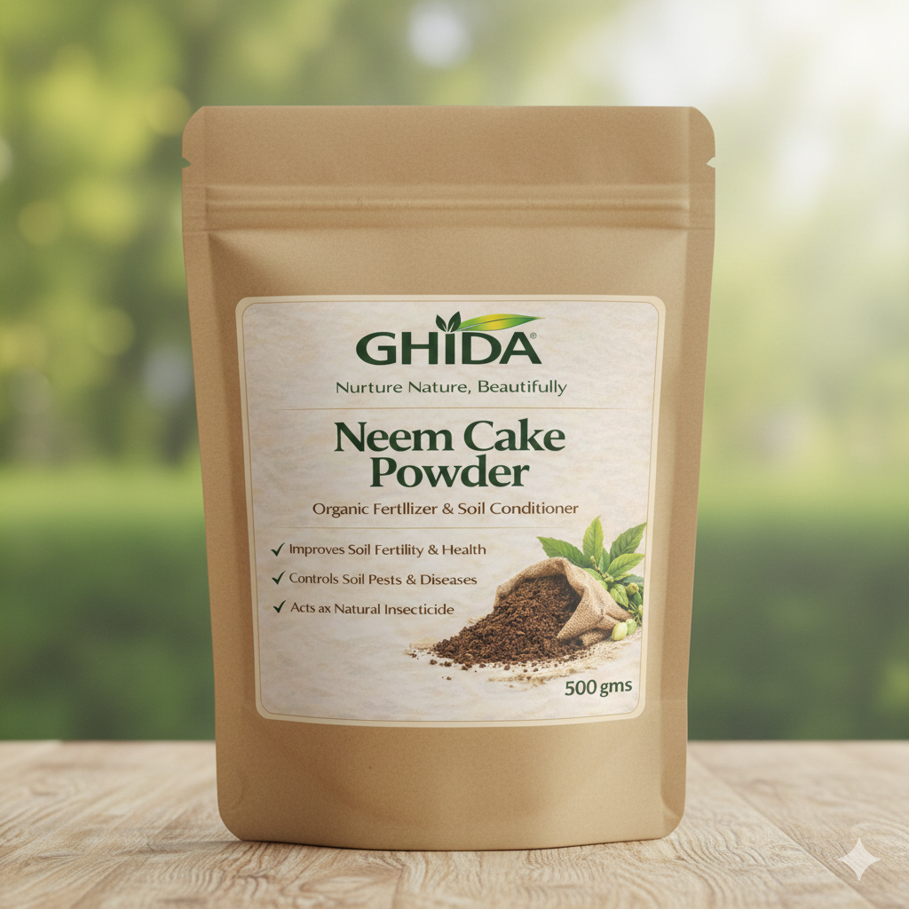 Neem Cake Powder for Plants - Organic Fertilizer & Pest Repellent